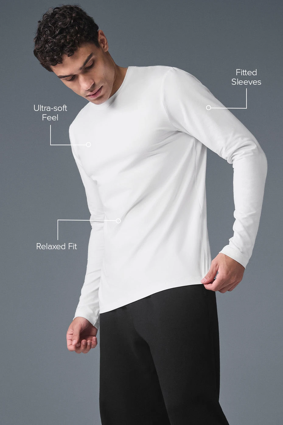 Conquer Reform Crewneck Long Sleeve - White 4 Conquer Reform Crewneck Long Sleeve - White - Image 2
