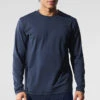 Conquer Reform Crewneck Long Sleeve - Navy 1 Conquer Reform Crewneck Long Sleeve - Navy -Alo Fashion Store M3181R 03842 b1 s1 a1 1 m198