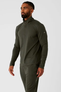 Conquer 1/4 Zip Reform Long Sleeve - Stealth Green 8 Conquer 1/4 Zip Reform Long Sleeve - Stealth Green -Alo Fashion Store M3193R 04672 b1 s3 a2 1 m93