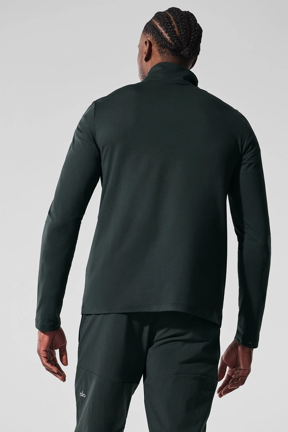 Conquer 1/4 Zip Reform Long Sleeve - Charcoal Green 5 Conquer 1/4 Zip Reform Long Sleeve - Charcoal Green - Image 3