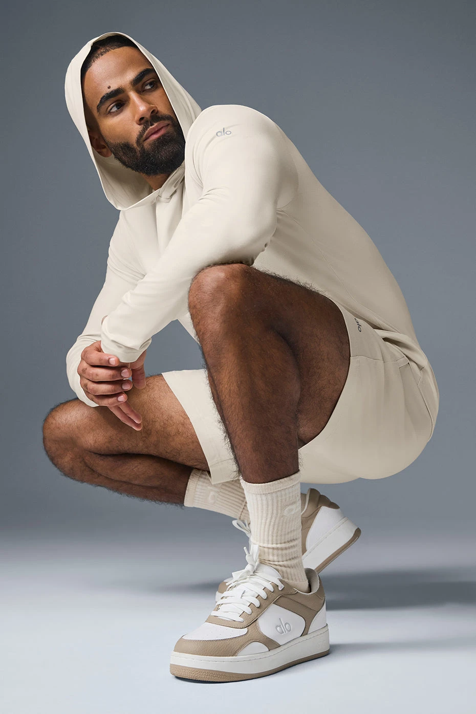 Conquer Reform Long Sleeve With Hood - Bone 7 Conquer Reform Long Sleeve With Hood - Bone - Image 5