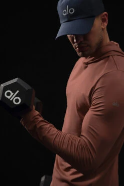 Conquer Reform Long Sleeve With Hood - Chestnut 10 Conquer Reform Long Sleeve With Hood - Chestnut -Alo Fashion Store M3199R 03500 b1 s1 a4 1 m180