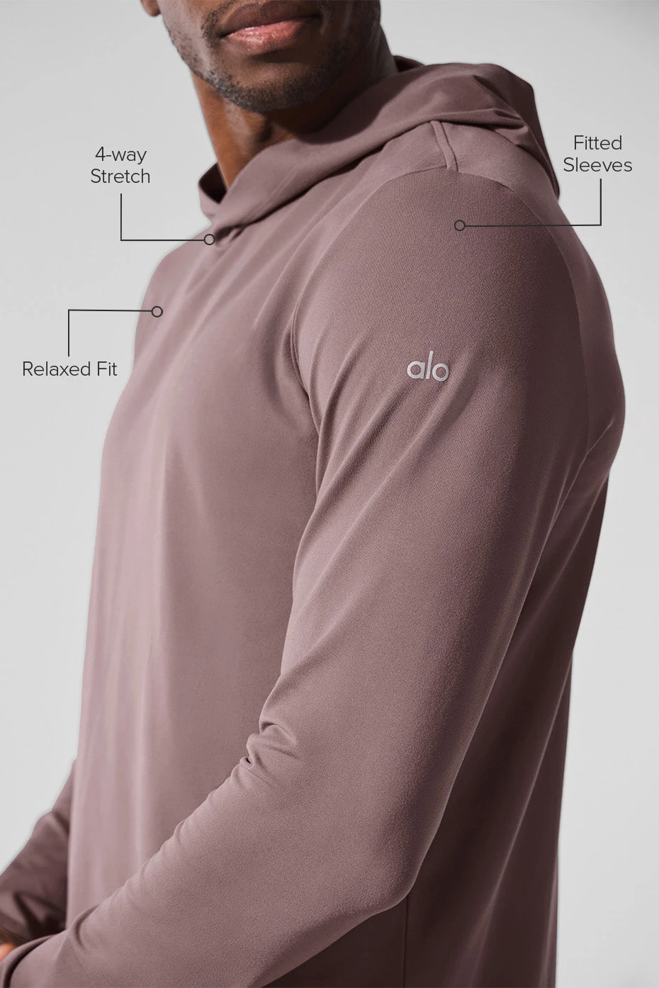 Conquer Reform Long Sleeve With Hood - Mushroom 4 Conquer Reform Long Sleeve With Hood - Mushroom - Image 2