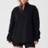 Renown Heavy Weight 1/4 Zip - Black 2 Renown Heavy Weight 1/4 Zip - Black -Alo Fashion Store M3214R 01 b1 s1 a1 1 m89