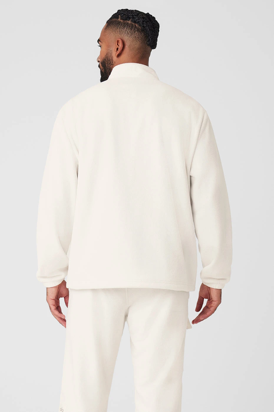 Polar Fleece Ridge Full Zip Jacket - Ivory 4 Polar Fleece Ridge Full Zip Jacket - Ivory - Image 2