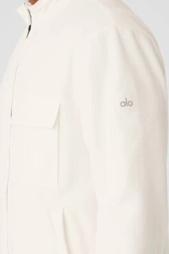Polar Fleece Ridge Full Zip Jacket - Ivory 9 Polar Fleece Ridge Full Zip Jacket - Ivory -Alo Fashion Store M3215R 03299 b1 s3 a4 1 m93