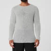 Cashmere Reform Long Sleeve - Dove Grey Heather -Alo Fashion Store M3229R 02288 b1 s3 a1 1 m93