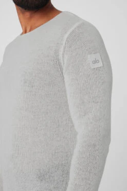 Cashmere Reform Long Sleeve - Dove Grey Heather 9 Cashmere Reform Long Sleeve - Dove Grey Heather -Alo Fashion Store M3229R 02288 b1 s3 a4 1 m93