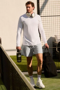 Alo Vapor Crewneck Long Sleeve - White 13 Alo Vapor Crewneck Long Sleeve - White -Alo Fashion Store M3266R 00 b2 s1 a1 1 m232