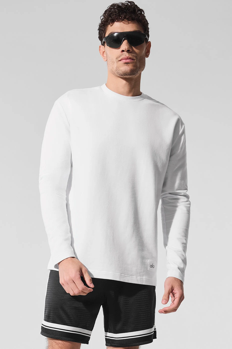 Double Take Long Sleeve Crew - White 3 Double Take Long Sleeve Crew - White
