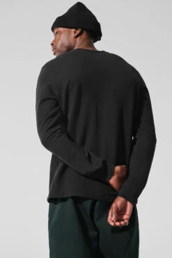 Double Take Long Sleeve Crew - Black 9 Double Take Long Sleeve Crew - Black -Alo Fashion Store M3299R 01 b1 s1 a2 1 m221