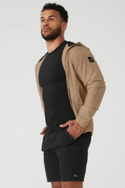 Repeat Running Jacket - Gravel -Alo Fashion Store M4111R 01347 b1 s3 a3 1 m130