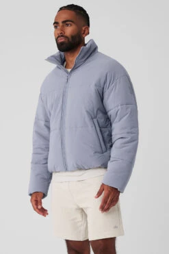 Stretch Woven Street Puffer - Fog -Alo Fashion Store M4134R 05134 b1 s3 a2 1 m93