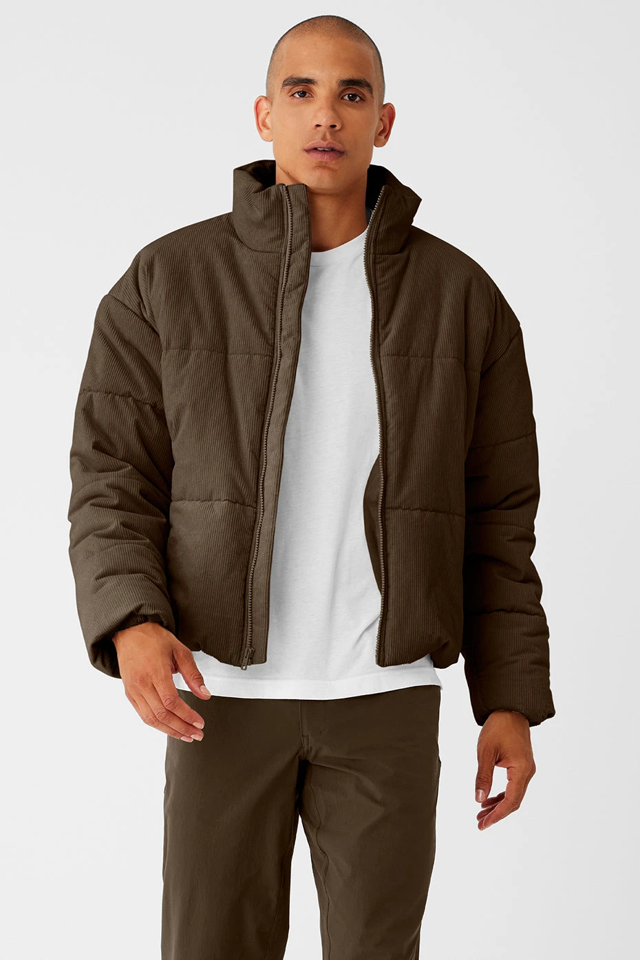 Corduroy Stage Puffer - Espresso 3 Corduroy Stage Puffer - Espresso
