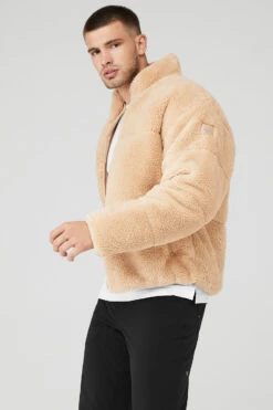 Sherpa Stage Puffer - Camel 9 Sherpa Stage Puffer - Camel -Alo Fashion Store M4140R 01660 b1 s3 a3 1 m108
