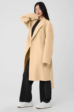 Wool Gameday Overcoat - Camel 9 Wool Gameday Overcoat - Camel -Alo Fashion Store M4143R 01660 b1 s1 a3 1 m54 b8a74ce0 9d56 46c0 88a9 7d7f0df9be45