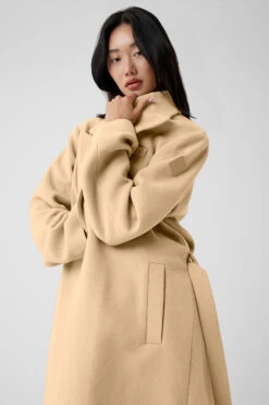 Wool Gameday Overcoat - Camel 11 Wool Gameday Overcoat - Camel -Alo Fashion Store M4143R 01660 b1 s1 a5 1 m54 19bd6ab6 1cc8 4334 93bd a8cde6362f40