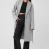Wool Gameday Overcoat - Athletic Heather Grey 1 Wool Gameday Overcoat - Athletic Heather Grey -Alo Fashion Store M4143R 02910 b1 s1 a1 1 m54
