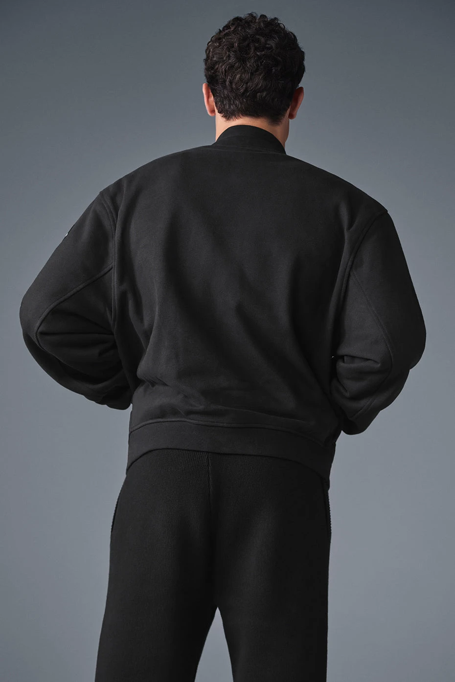 Renown Varsity Jacket - Black 4 Renown Varsity Jacket - Black - Image 2