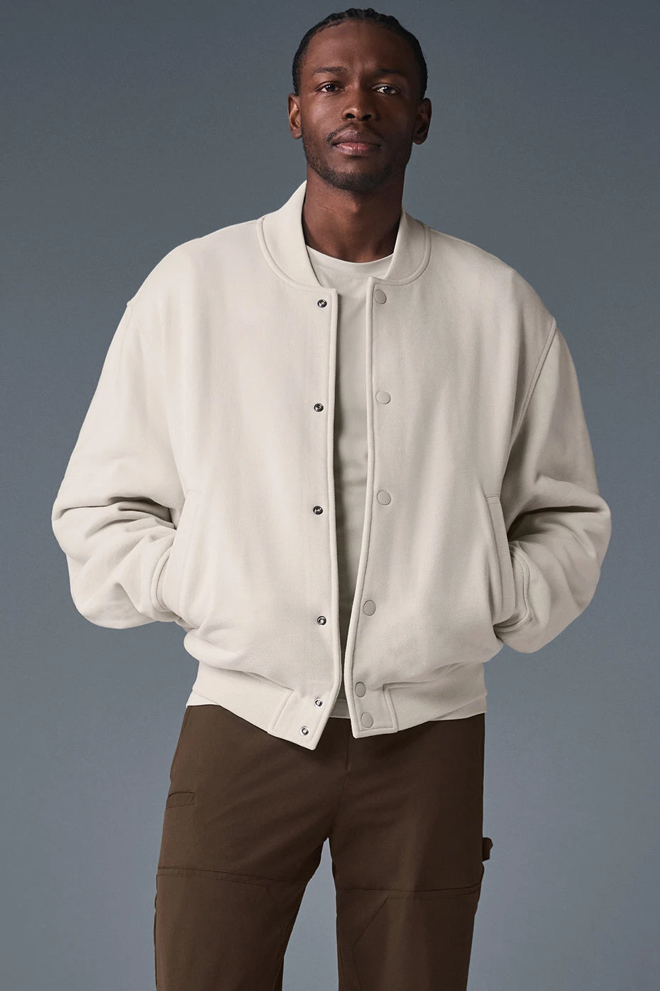 Renown Varsity Jacket - Bone 3 Renown Varsity Jacket - Bone