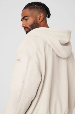 Select Hooded Bomber Jacket - Bone 10 Select Hooded Bomber Jacket - Bone -Alo Fashion Store M4145R 03040 b1 s3 a4 1 m93