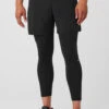 Stability 2-In-1 Pant - Black/Black 1 Stability 2-In-1 Pant - Black/Black -Alo Fashion Store M5047R 01 b1 s3 a1 1 m154