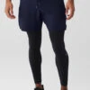Stability 2 In 1 Pant - Navy/Black -Alo Fashion Store M5047R 04660 b1 s3 a1 1 m93