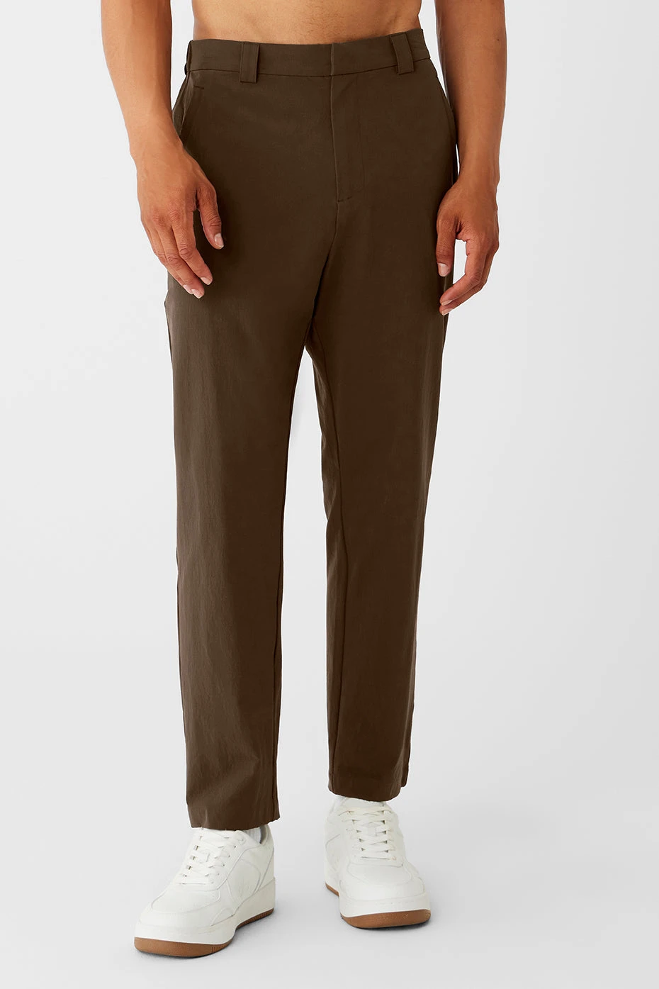 Co-Op Cropped Tech Trouser - Espresso 2 Co-Op Cropped Tech Trouser - Espresso