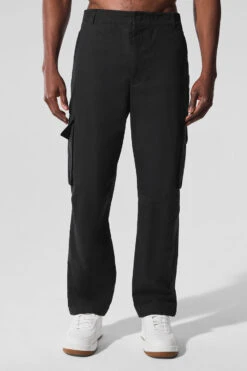 Cargo Ripstop Trouser - Black