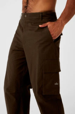 Cargo Ripstop Trouser - Espresso 9 Cargo Ripstop Trouser - Espresso -Alo Fashion Store M5159R 04064 b1 s3 a4 2 m93