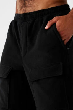 Polar Fleece Ridge Cargo Pants - Black -Alo Fashion Store M5160R 01 b1 s3 a4 1 m93