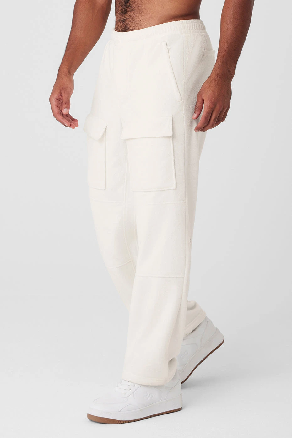 Polar Fleece Ridge Cargo Pants - Ivory 5 Polar Fleece Ridge Cargo Pants - Ivory - Image 3