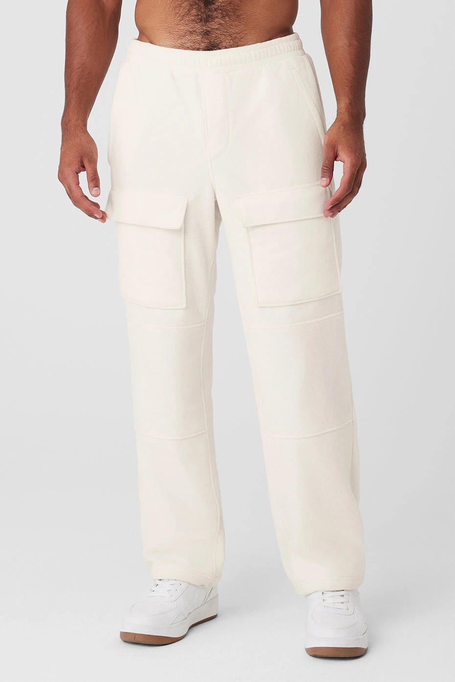 Polar Fleece Ridge Cargo Pants - Ivory 3 Polar Fleece Ridge Cargo Pants - Ivory