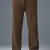 Scholar Straight Leg Sweatpant - Espresso -Alo Fashion Store M5171R 04064 b1 s1 a1 1 m214