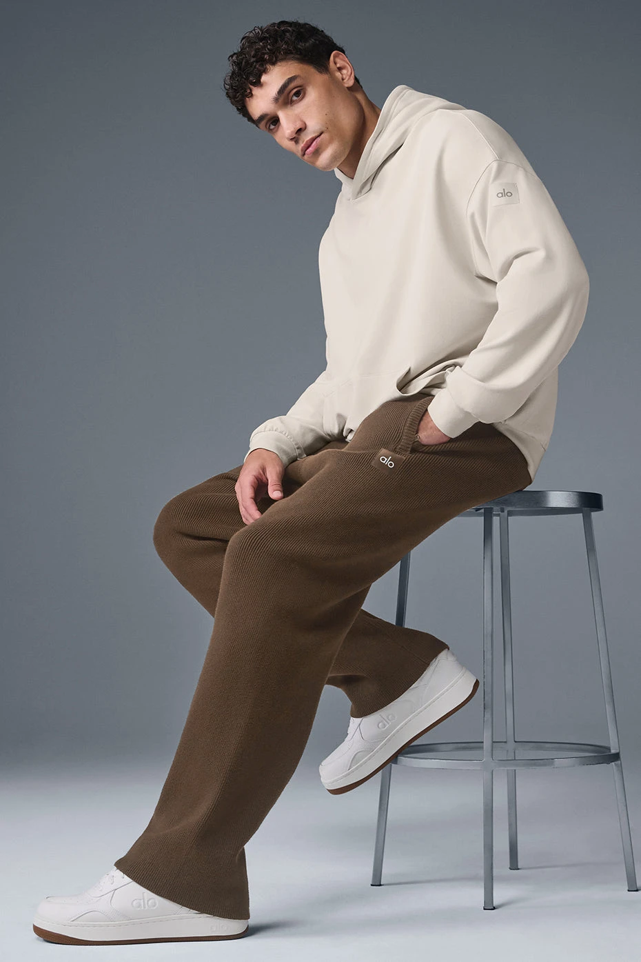 Scholar Straight Leg Sweatpant - Espresso 6 Scholar Straight Leg Sweatpant - Espresso - Image 4