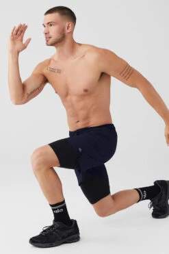 7'' Unity 2 In 1 Short - Navy/Black -Alo Fashion Store M6060R 04660 b1 s3 a2 2 m108