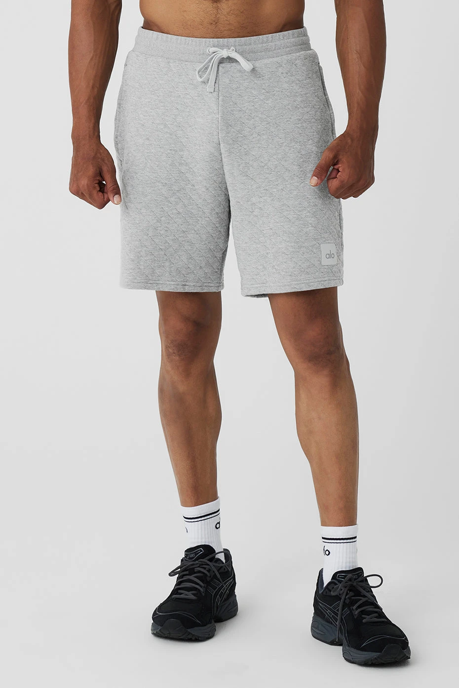 Quilted Stadium Short - Athletic Heather Grey 3 Quilted Stadium Short - Athletic Heather Grey