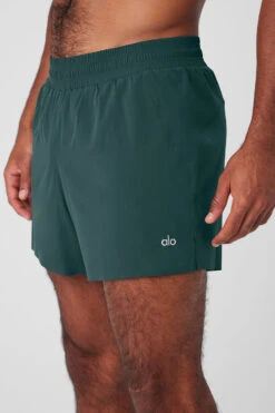 5" Adapt Running Short - Midnight Green 9 5" Adapt Running Short - Midnight Green -Alo Fashion Store M6141R 04570 b1 s3 a4 1 m93