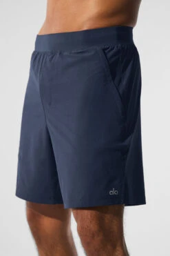 7" Repetition Short - Navy 8 7" Repetition Short - Navy -Alo Fashion Store M6154R 03842 b1 s1 a3 1 m203