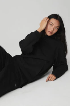 Renown Heavy Weight Hoodie - Black 10 Renown Heavy Weight Hoodie - Black -Alo Fashion Store U3013R 01 b1 s1 a4 2 m54