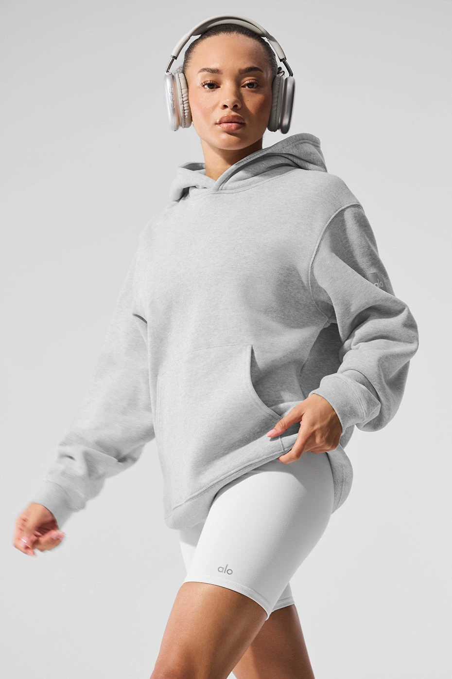 Renown Heavy Weight Hoodie - Athletic Heather Grey 3 Renown Heavy Weight Hoodie - Athletic Heather Grey