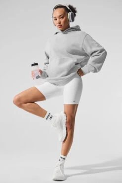 Renown Heavy Weight Hoodie - Athletic Heather Grey 9 Renown Heavy Weight Hoodie - Athletic Heather Grey -Alo Fashion Store U3013R 02910 b1 s1 a4 1 m206