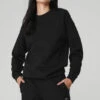 Renown Heavy Weight Crew Neck Pullover - Black 1 Renown Heavy Weight Crew Neck Pullover - Black -Alo Fashion Store U3014R 01 b1 s1 a1 1 m54