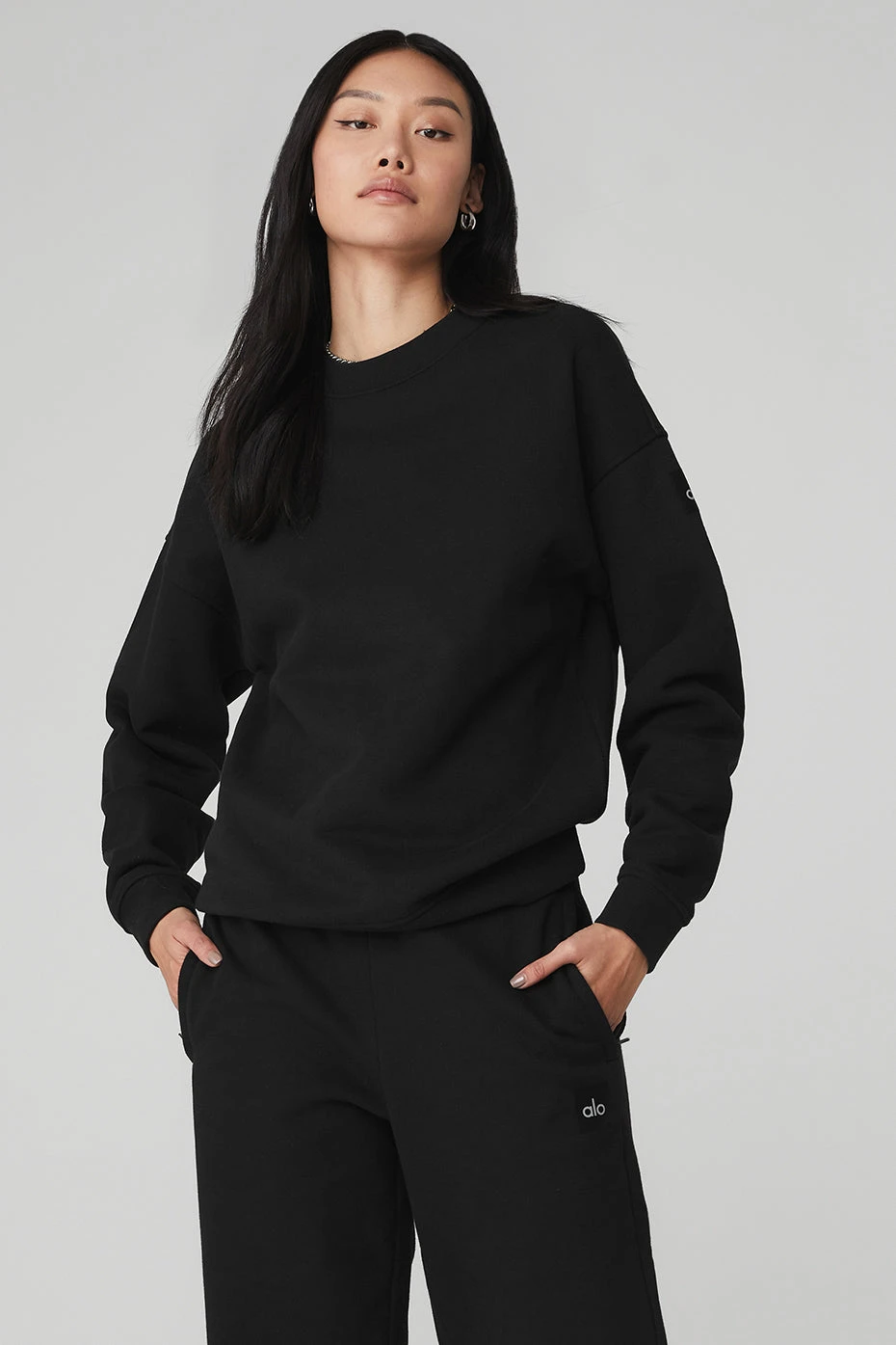 Renown Heavy Weight Crew Neck Pullover - Black 3 Renown Heavy Weight Crew Neck Pullover - Black