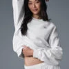 Accolade Crew Neck Pullover - White 1 Accolade Crew Neck Pullover - White -Alo Fashion Store U3031RG 00 b1 s1 a1 1 m54 412a6ac5 5535 49f7 9370 31bccf3955cf