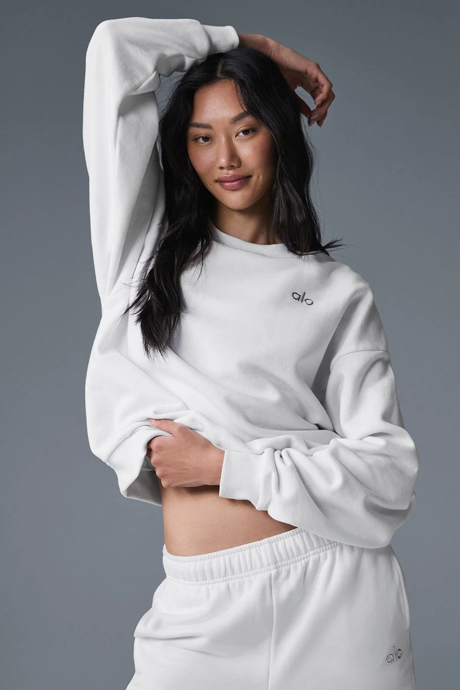 Accolade Crew Neck Pullover - White 3 Accolade Crew Neck Pullover - White