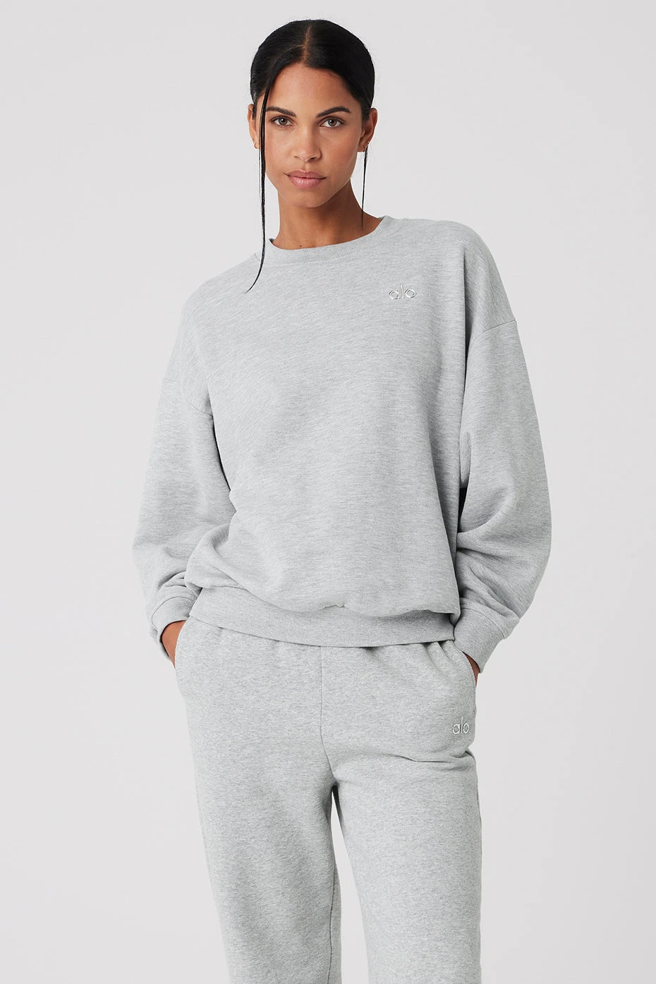 Accolade Crew Neck Pullover - Athletic Heather Grey 3 Accolade Crew Neck Pullover - Athletic Heather Grey