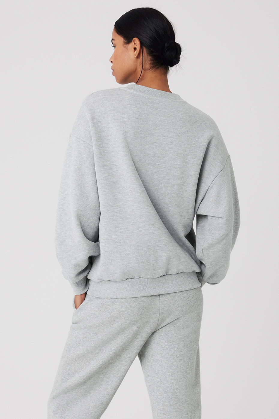 Accolade Crew Neck Pullover - Athletic Heather Grey 4 Accolade Crew Neck Pullover - Athletic Heather Grey - Image 2