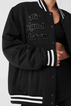 G.O.A.T Jacket - Black 9 G.O.A.T Jacket - Black -Alo Fashion Store U4003R 01 b1 s1 a4 1 m89