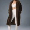 Oversized Sherpa Trench - Espresso 1 Oversized Sherpa Trench - Espresso -Alo Fashion Store U4012R 04064 b1 s1 a1 1 m206